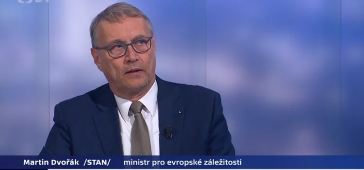 Ministr Martin Dvořák v Událostech komentářích